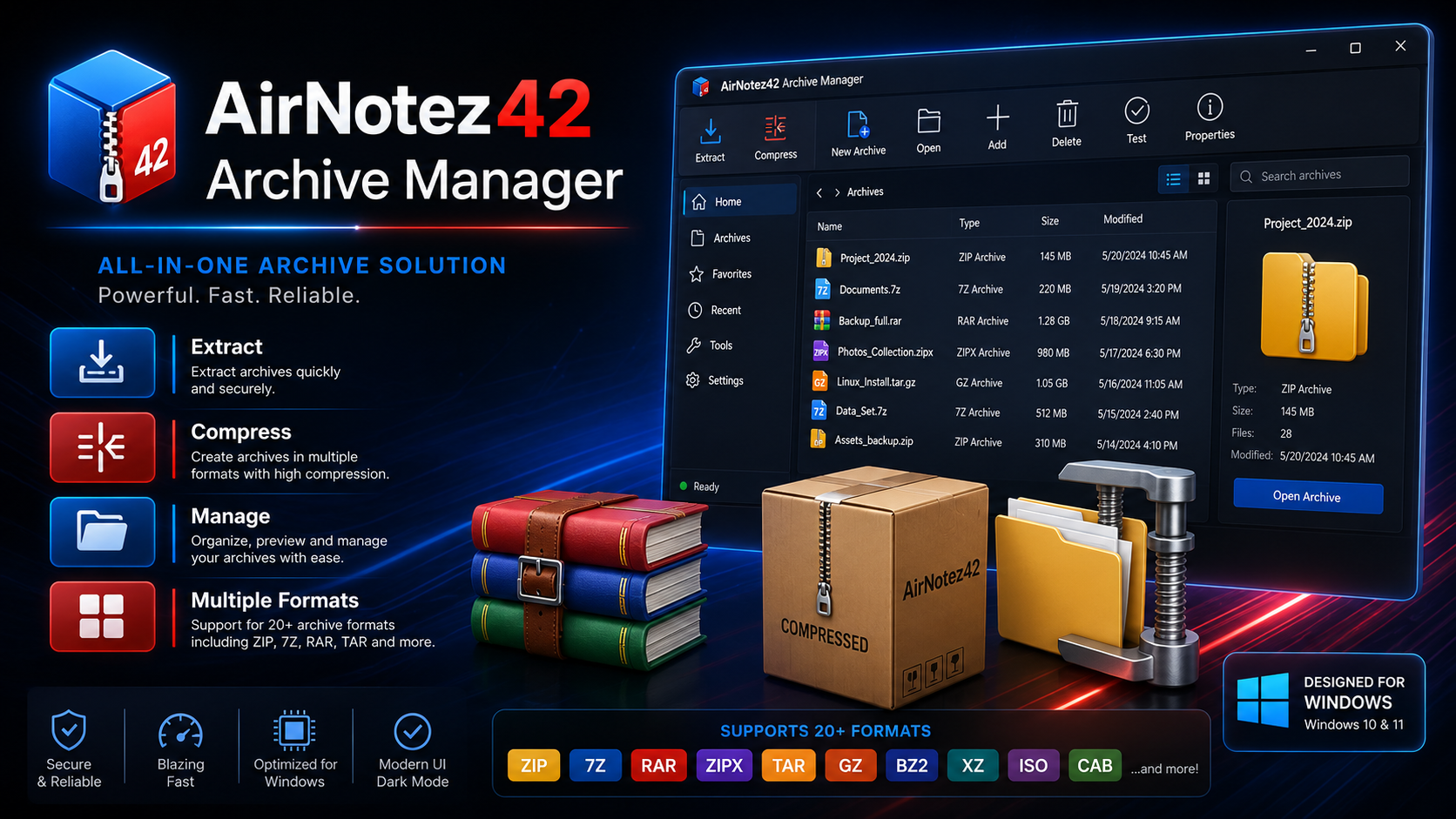 AirNotez42 Archive Manager banner
