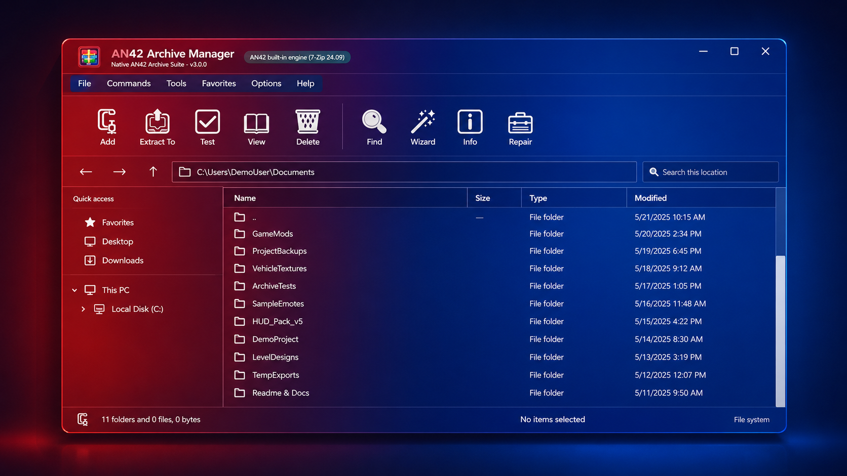 Product screenshot