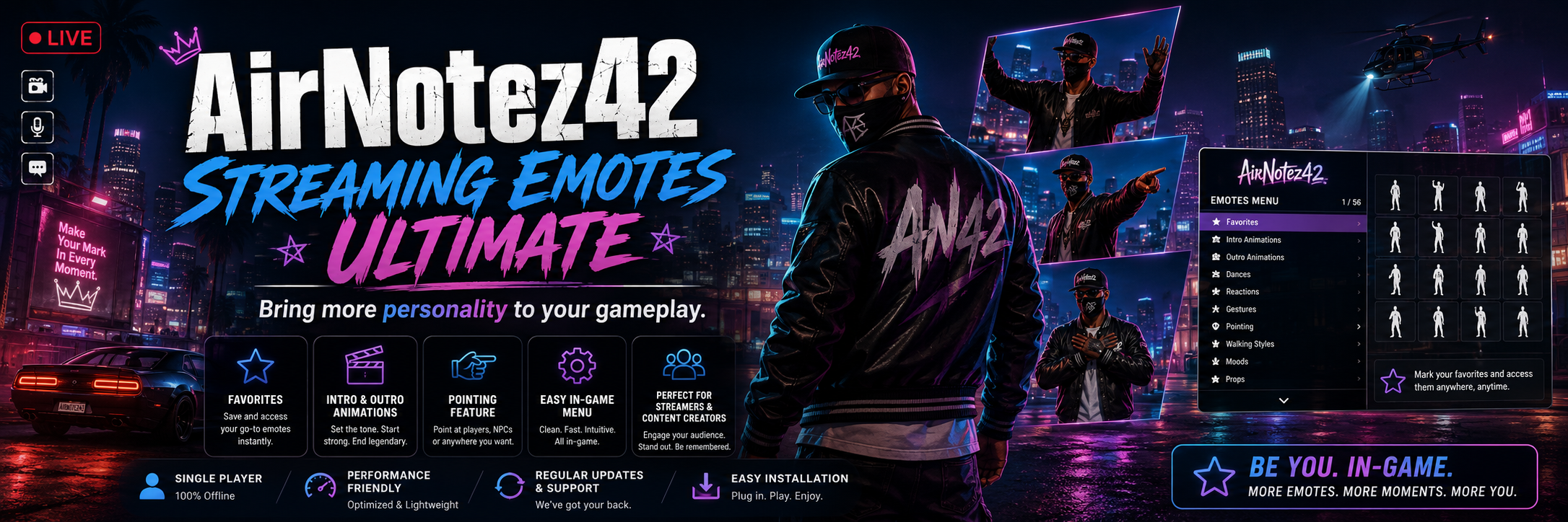 🎭AirNotez42 Streaming Emotes Ultimate🎭 banner