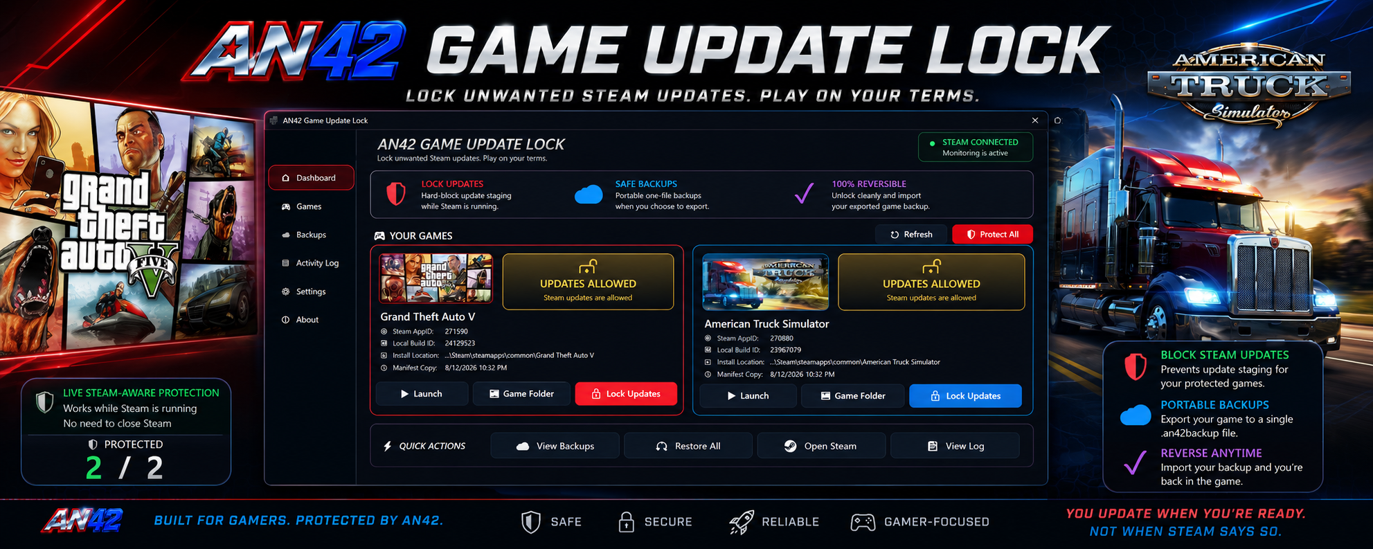 AN42 Game Update Lock banner